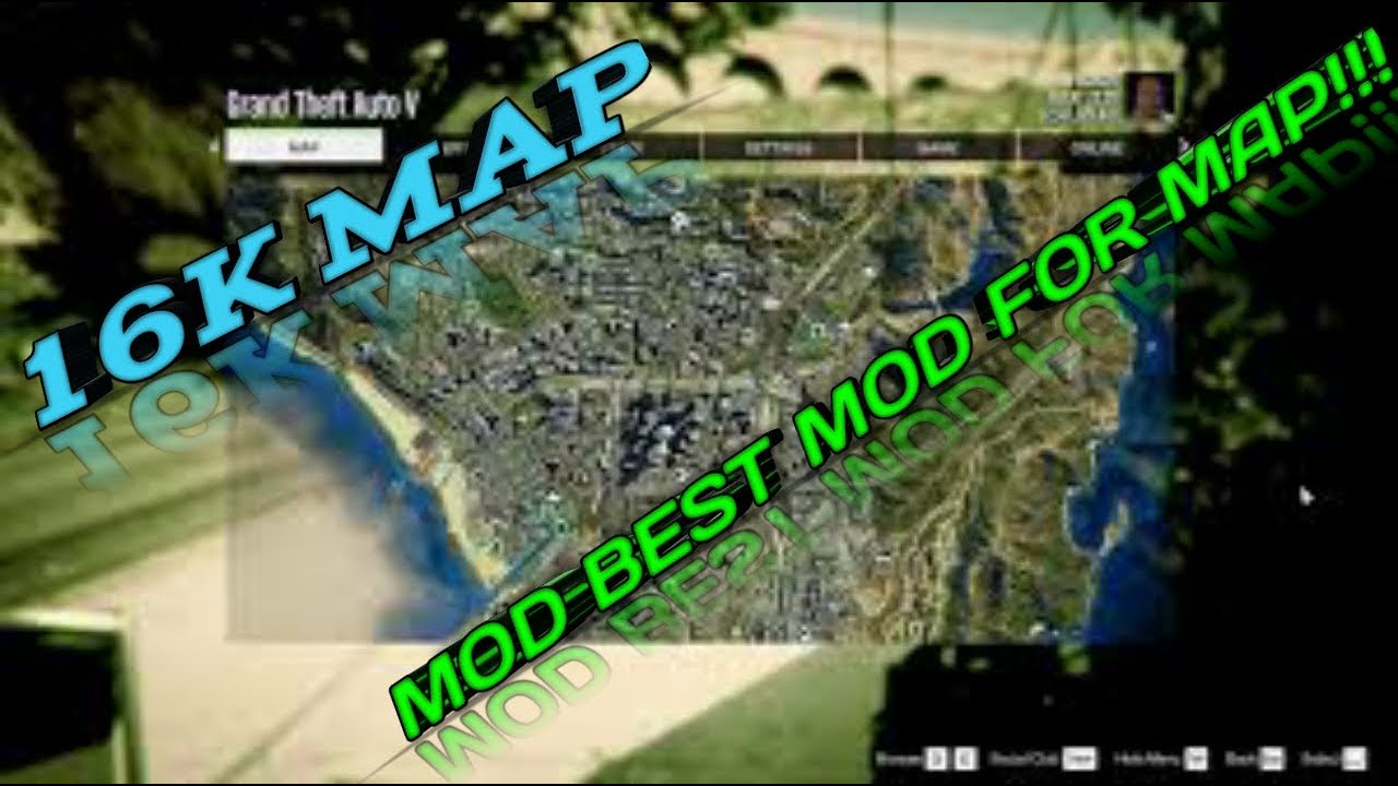 BEST MAP MOD !! \ 16K MAP MOD THE BEST YOU CAN GET !! / GTA V MODS