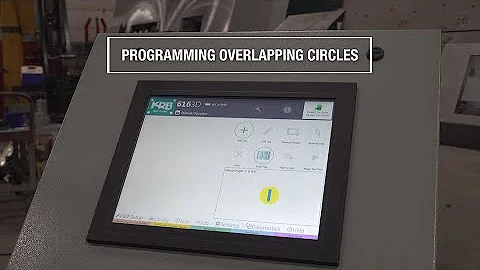 PROGRAMMING AN OVERLAPPING CIRCLE ON KRB STIRRUP MACHINES