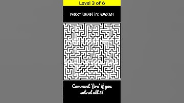 6 Hard Maze Puzzles in 60 Seconds! 🧠 Can You Solve Them?