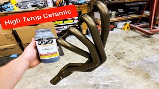 Cerakote Exhaust Headers No Bake Ceramic  Ceramic Coating Corvette Headers