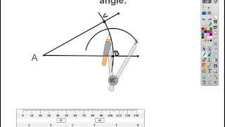 Creating an Angle Bisector by Patrick Ausel 924 views 7 years ago 4 minutes, 6 seconds