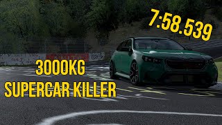 3000KG Supercar Killer BMW M5 Touring G99 | Nurburgring Nordschleife | Assetto Corsa | Download Link