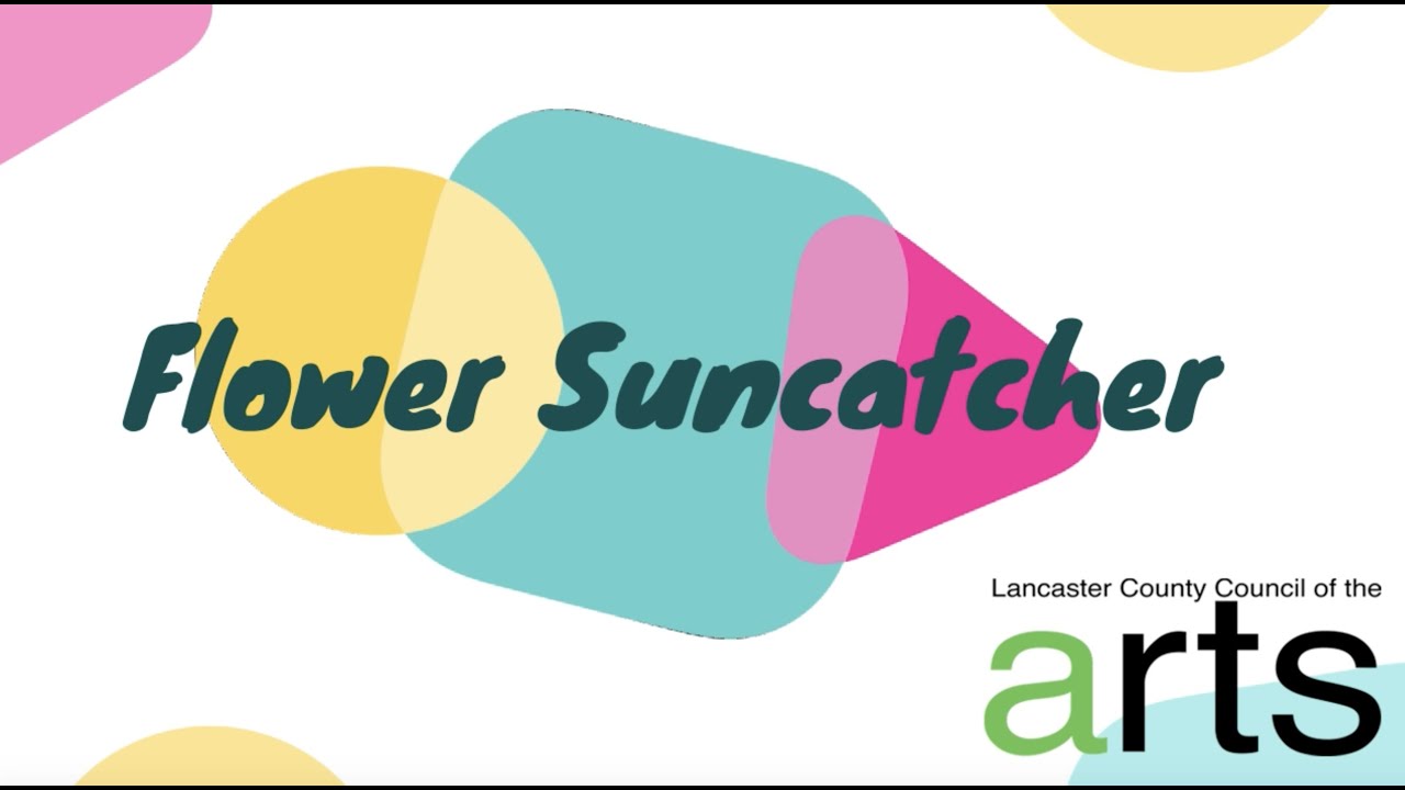Creative Tuesdays with Liz: Flower Suncatcher - YouTube