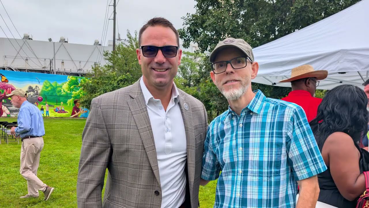 Mural Dedication with Rahway City Mayor Raymond A. Giacobbe Jr.