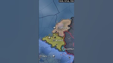 The Netherlands vs Belgium - HOI4 Timelapse