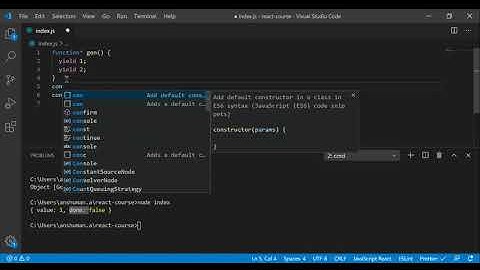 React Tutorial 35 - Iterators and generators