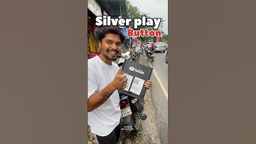 Silver play button unboxing😍 | Minivlog 193 | #tranding #unboxing #minivlog #shortvideo #vlog