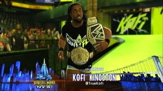 Kofi Kingston WWE World Heavyweight Championship Entrance - WWE 2K14