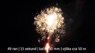 Platinum H09 - Kompaktní Ohňostroj 49 Ran