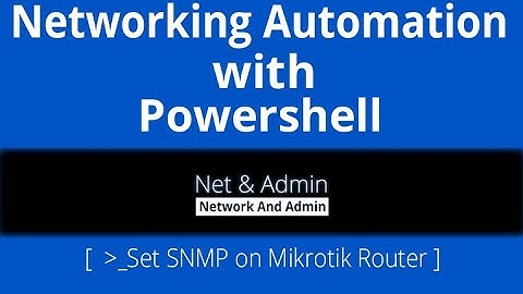 Networking Automation With Powershell | Mikrotik Automation [ Set SNMP on 12 Mikrotik Routers]