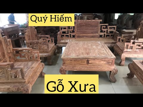 Video Giới thiệu cửa hàng chuyên salon gỗ xưa quý hiếm - youtube