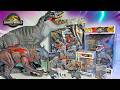 UNBOXING NEW JURASSIC WORLD REBIRTH TOYS! Distortus Rex, Spinosaurus, T-Rex, Mosasaurus!