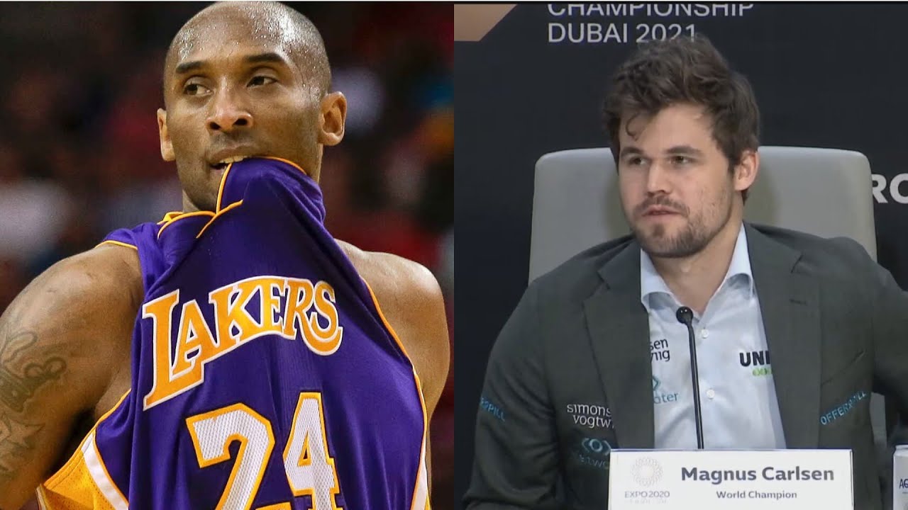 -He's a Legend, Magnus Carlsen about Kobe Bryant, World chess championship 2021