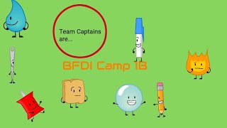 BFDI Camp 1B: Team Captains are...