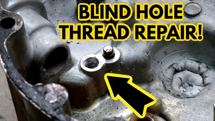Blind Hole Thread repair | How to install a Helicoil thread insert