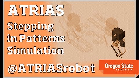ATRIAS Robot: Simulator - Stepping in Patterns