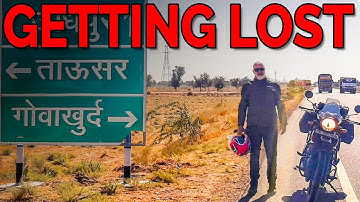 Lost on a Motorcycle.