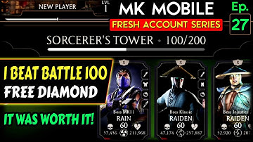 MK Mobile. I Beat Fatal Sorcerer