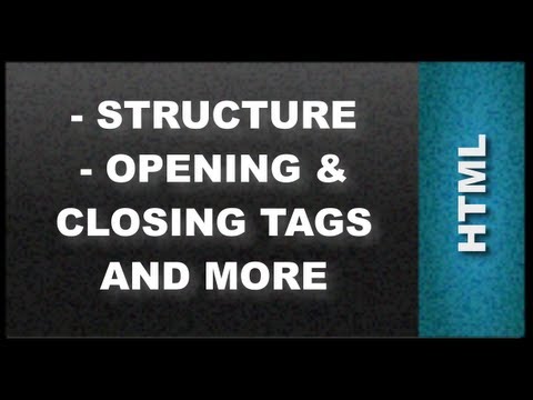 HTMLWebデザインチュートリアル-HTML構造とタグの開閉レッスン2