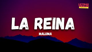 Maluma (letra/Lyrics) - La Reina