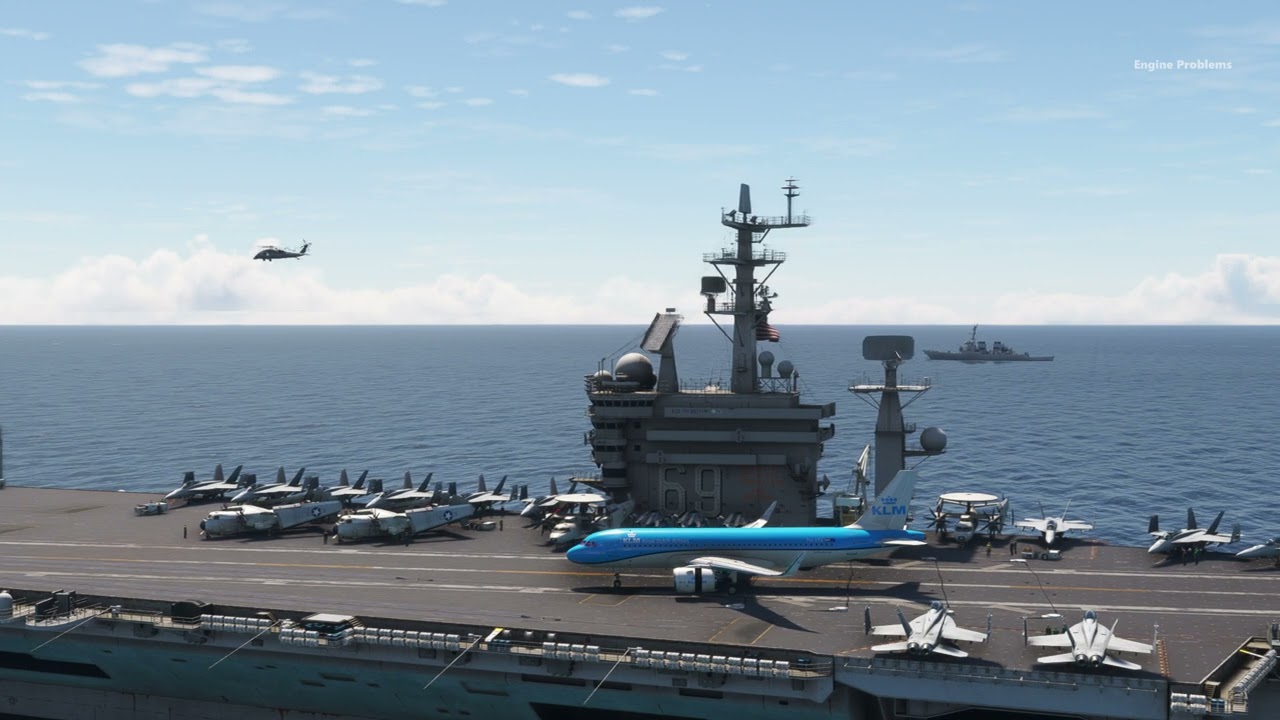 Amazing! Royal Dutch A320 Performs on Carrier, Crazy Pilot Action!