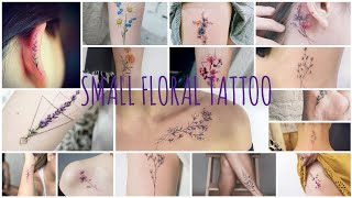 100 Cute Floral Tattoos // Trending Floral tattoos // Tiny Tattoos screenshot 3