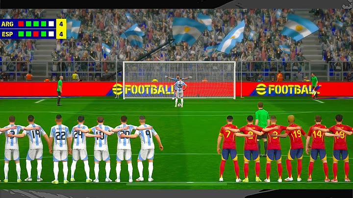 Penalty Shootout ~ #3 | Argentina Vs Spain | eFootball Mobile PES 2025