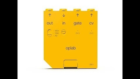 oplab op-z installation and demo