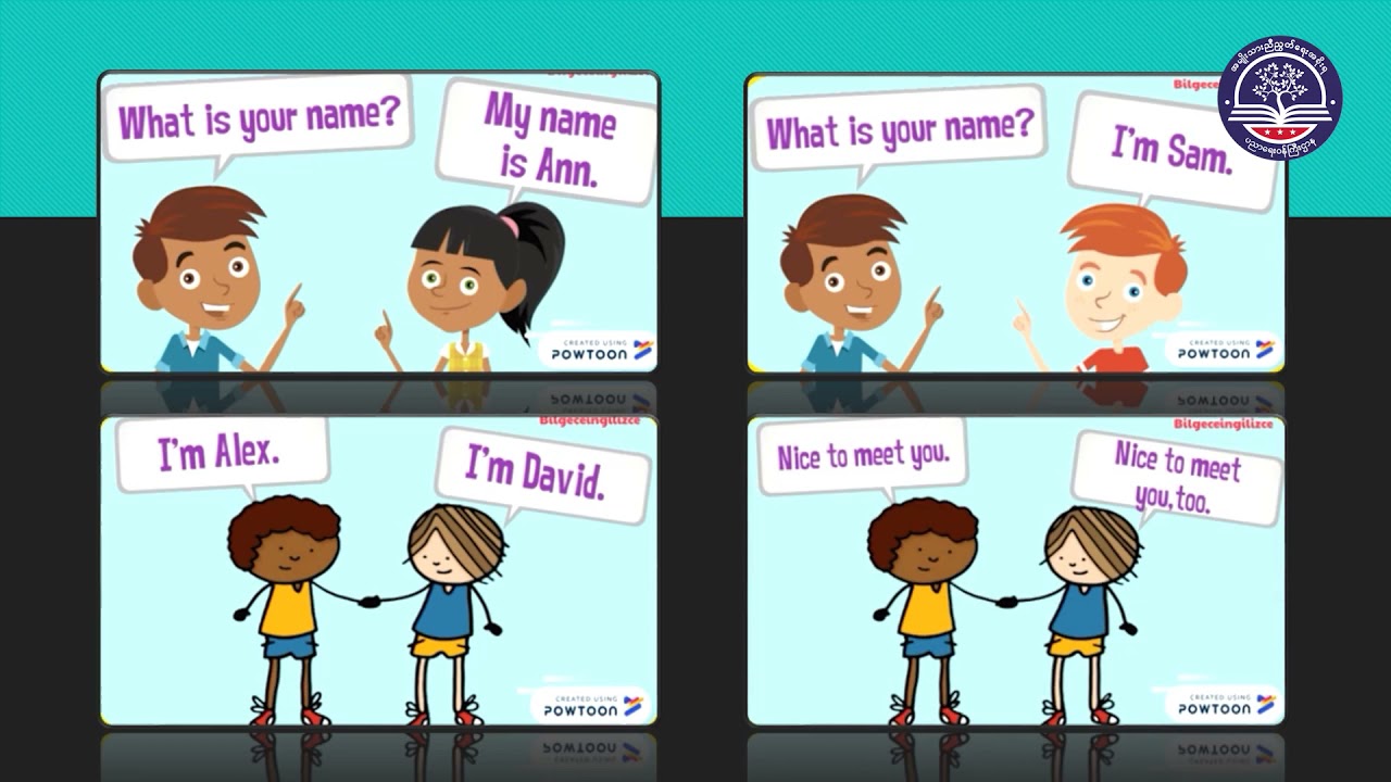 Grade One English, Unit(1) အပိုင်း (၃) YouTube