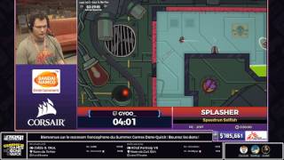 [SGDQ17 Restream FR] Splasher (Speedrun Selfish) ft. Zerator