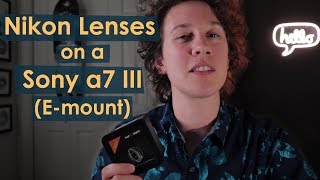 CHEAPEST Adapter! Nikon Lenses on your Sony a7 iii