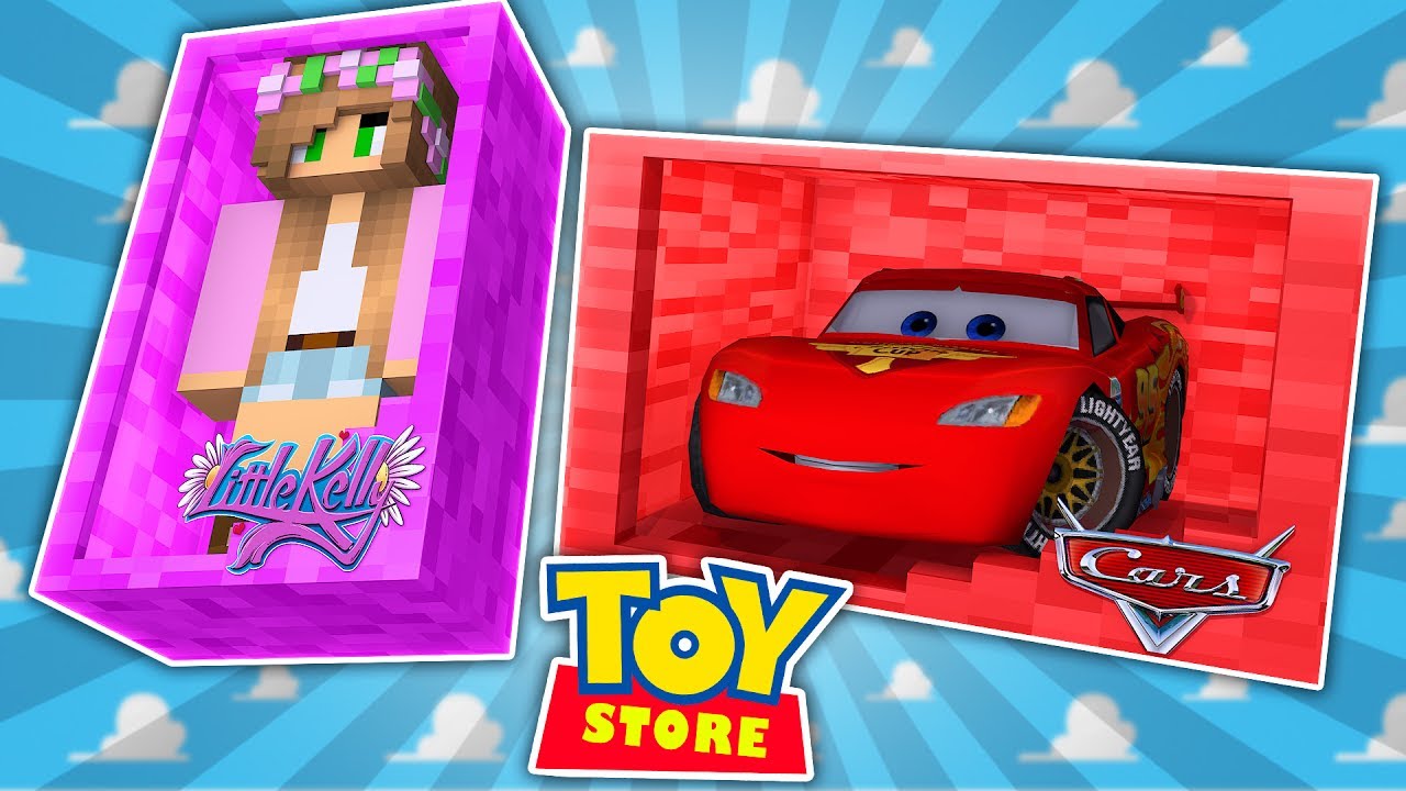 Minecraft Toystore Lightning Mcqueen Fights Dinosaurs W Littlekelly Carly Tinyturtle Roleplay Kidztube - category roblox dinosaur roleplay