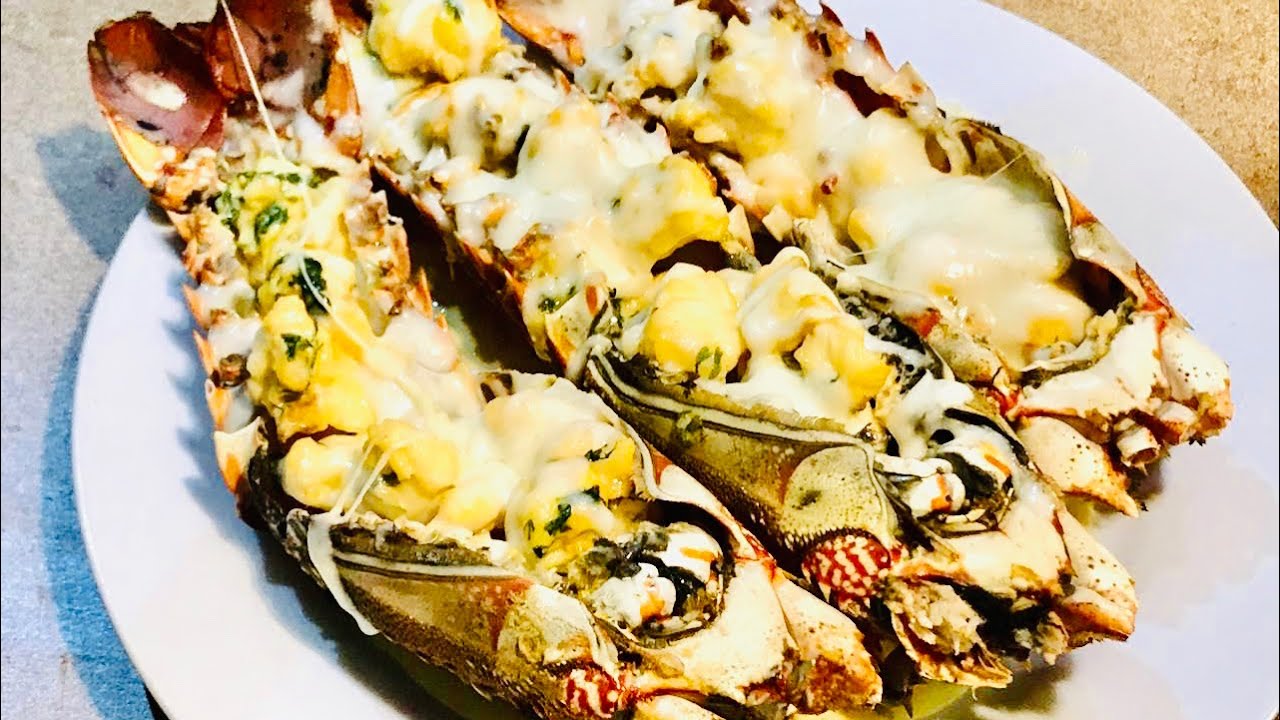 طريقة جميلة في طبخ اللوبستر(الاستاكوزا)مع الجبن👌🏻