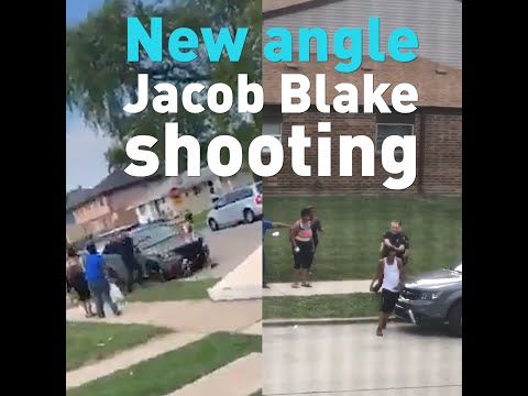 NEW second angle showing Jacob Blake shooting