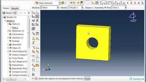 Modal analysis of plate with hole using Abaqus CAE.#fea#structural#abaqustutorial#mechanical #mtech