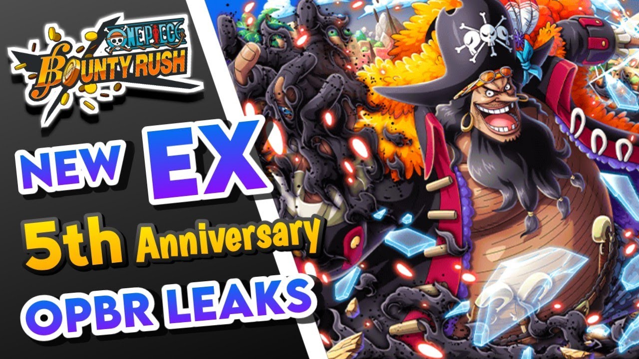 New Ex Black Beard OPBR 5th Anniversary ONE PIECE Bounty Rush