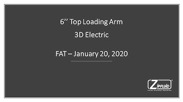 Zipfluid Top Loading Arm - 3D Electric