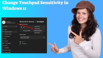 Change Touchpad Sensitivity in Windows 11