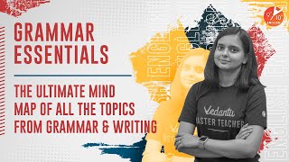 🧠The Ultimate Mind Map of All the Topics from Grammar & Writing | Sweta Mam | Vedantu 9 & 10 English