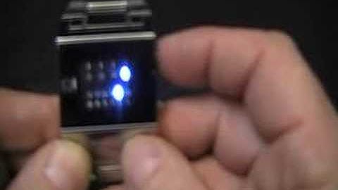 01 THE ONE - KERALA TRANCE Binary LED Watch / LEDWATCHSTOP