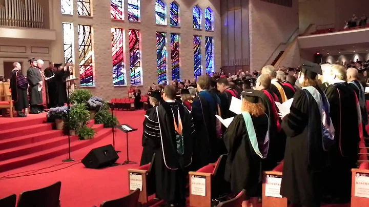 "HOW GREAT THOU ART" during MVNU's SPRING 2014 Baccalaureate