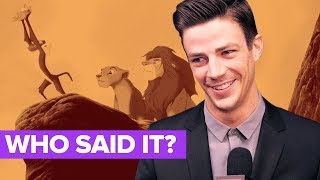 The Flash Cast Plays WHO SAID IT: Barry Allen or Disney Character?