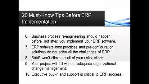 NexelT ERP Implementation Best Practices