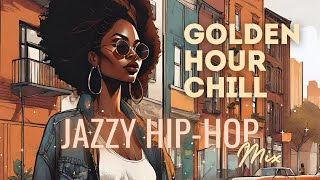 Chill Golden Hour Vibe | Jazzy Hip-Hop Instrumental Mix | Music To Relax