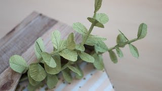 Paper eucalyptus DIY Tsvoric
