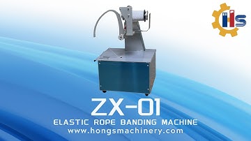 HongsMachinery Elastic rope banding bundling machine