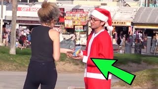 Santa Gives Back To Strangers | KyleLEVO