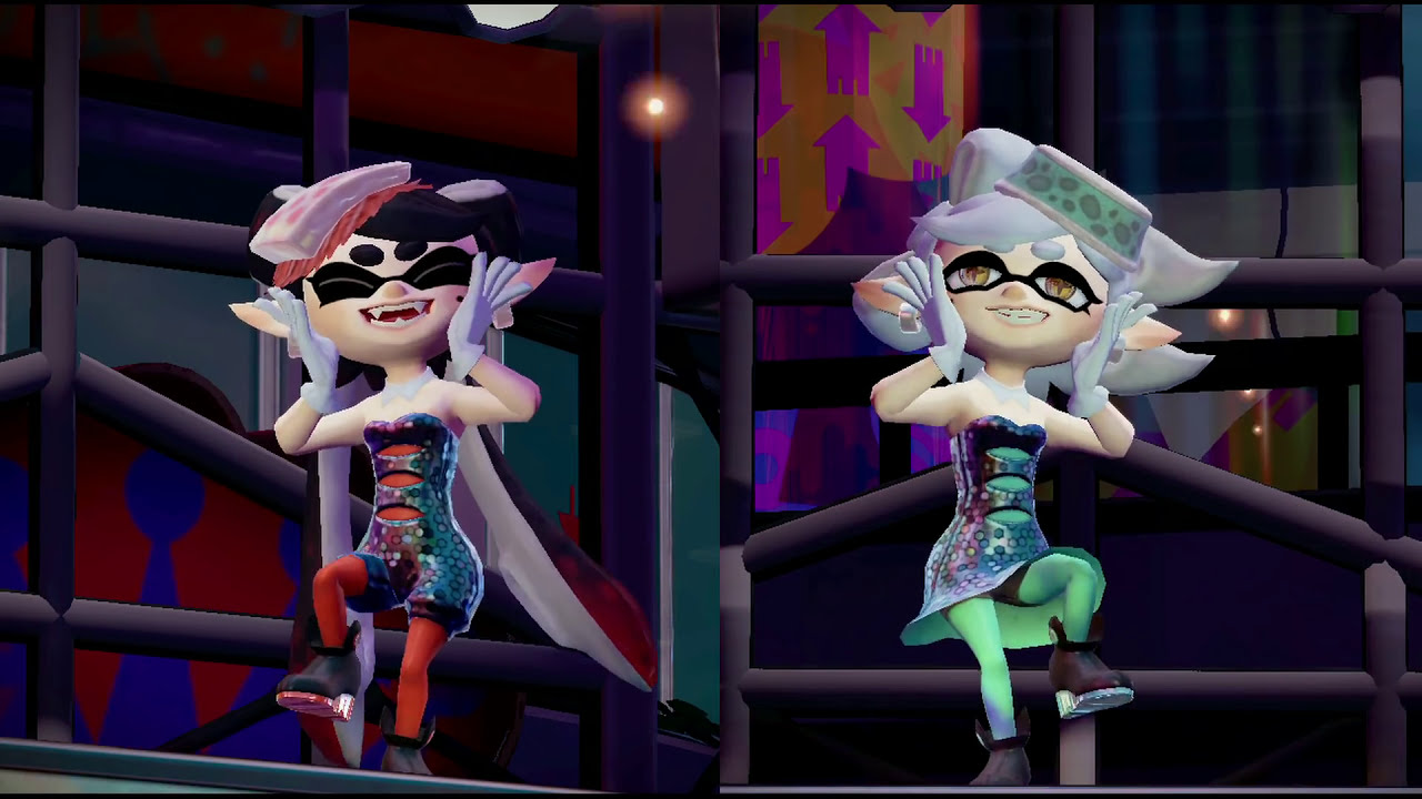 Splatoon Splatfest Squid Sisters Performing - YouTube