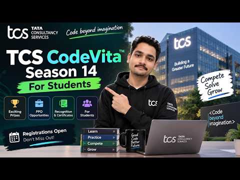 TCS CodeVita Season 14 || Student Hiring Opportunities, Prizes & How to Participate || Register Now!