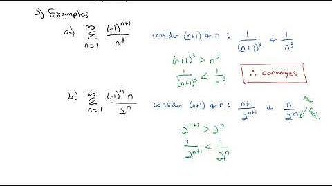 5.5 Alternating Series